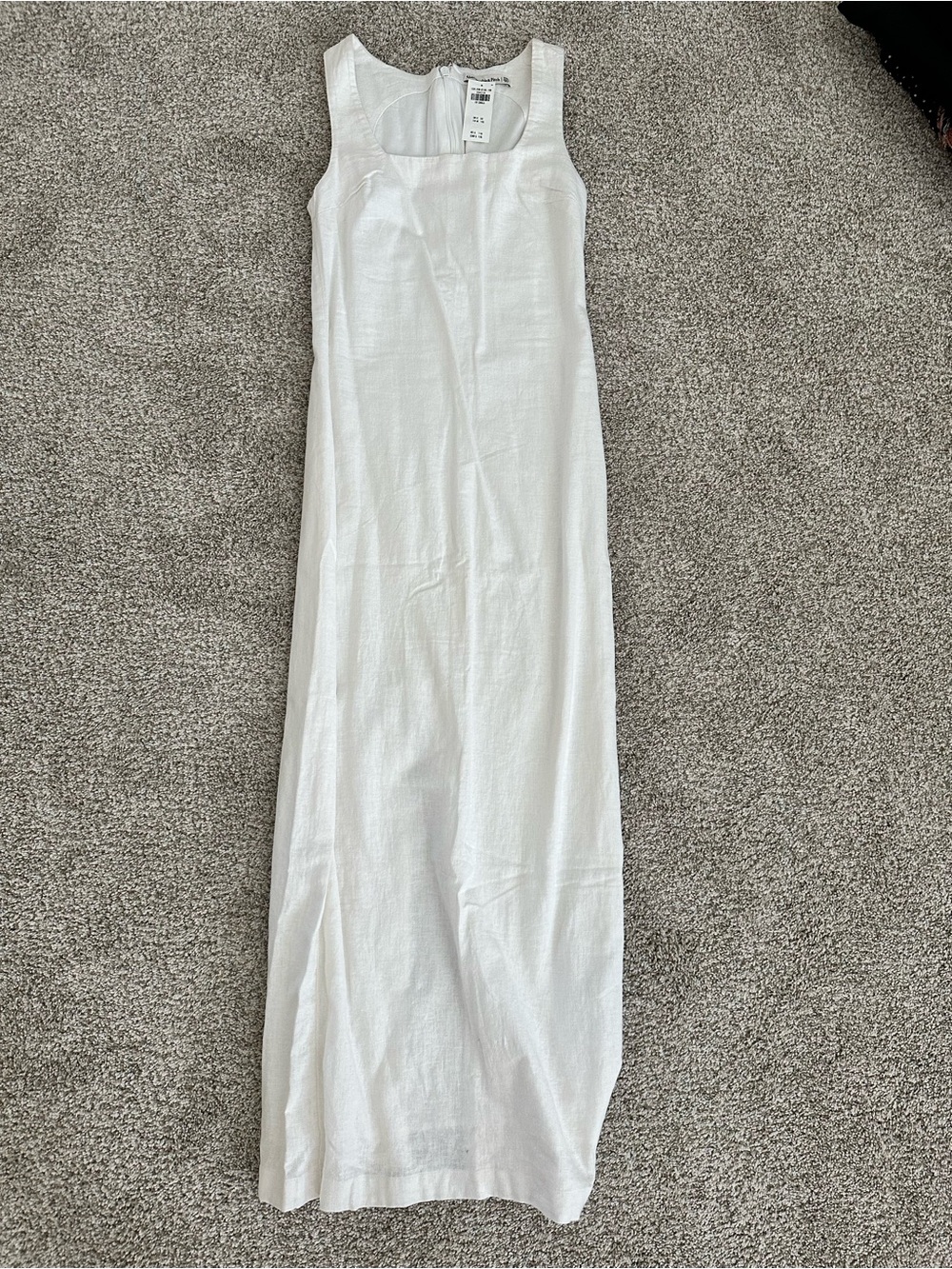 Abercrombie & Fitch White Maxi Dress